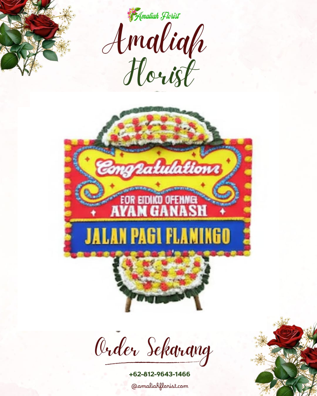 Sewa Papan Bunga Padang Pariaman